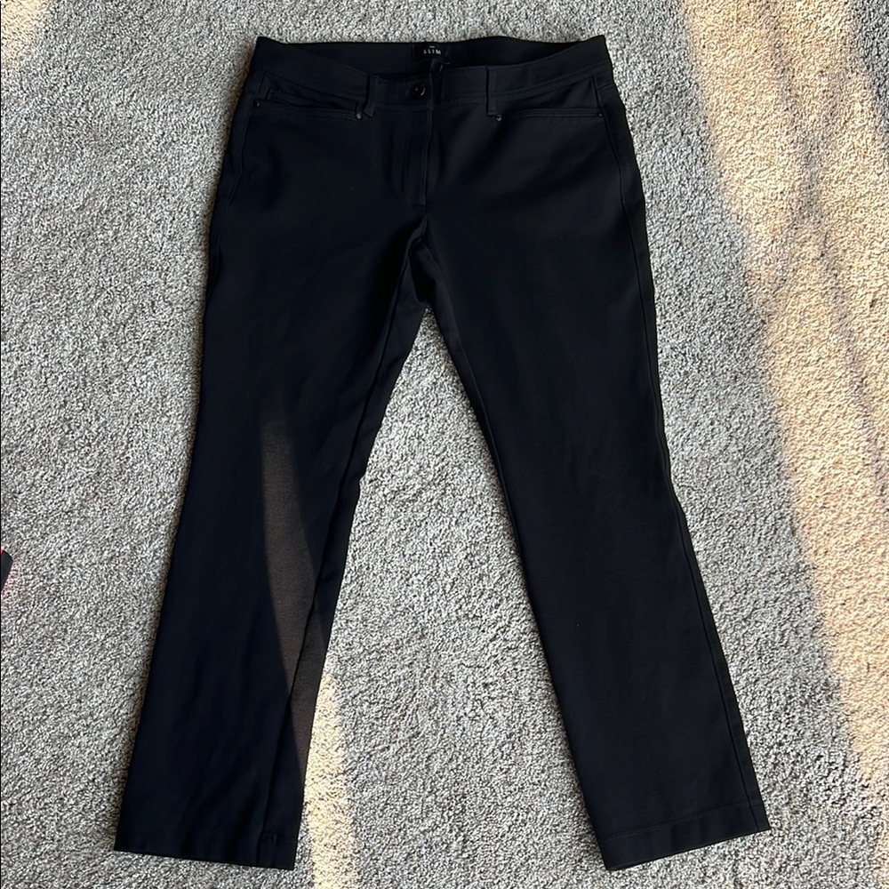 White House Black Market Black Pants The Slim 8Short